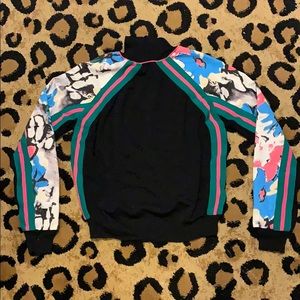 Black sweater with statement sleeves